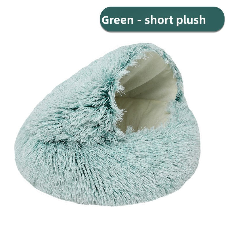 Shell Semi-Enclosed Cat Nest