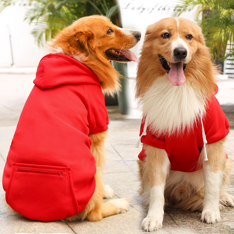 Plaid Zip Pocket Dog Sweater — Dog Jumper & Winter Coat Australia