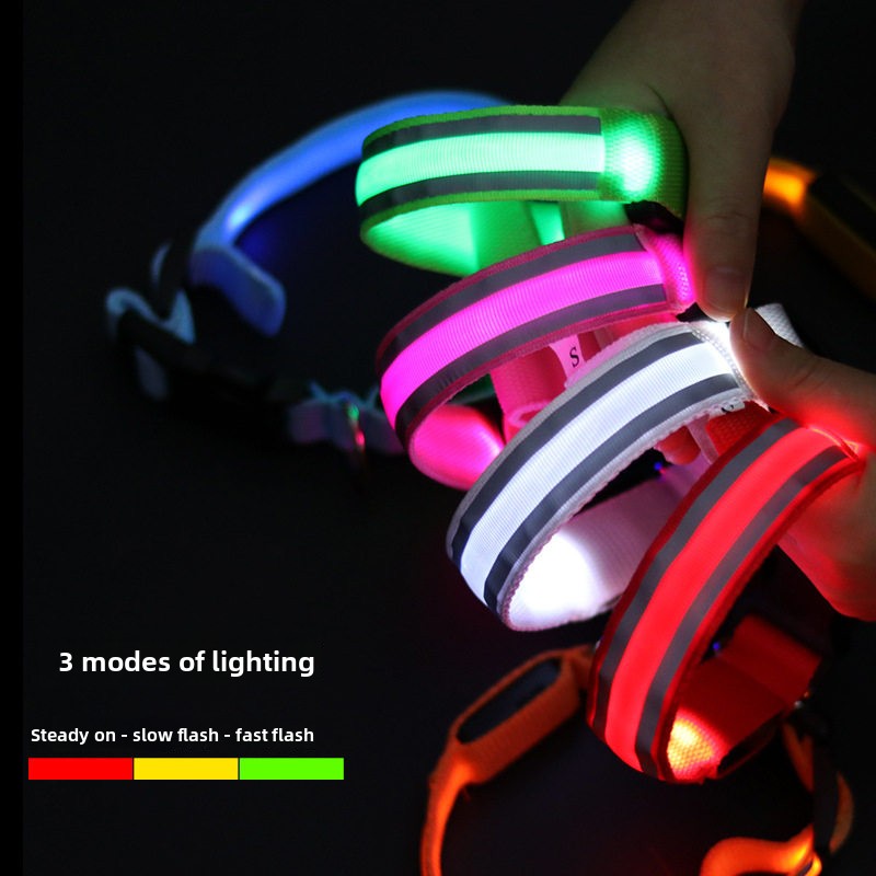 LED Rechargeable Luminous Dog Collar