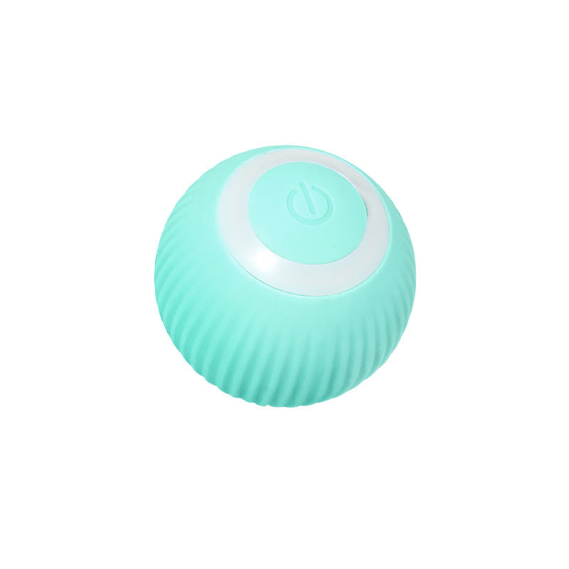 Electric Smart Cat Ball Toy with Feather — Interactive Cat Toy Australia