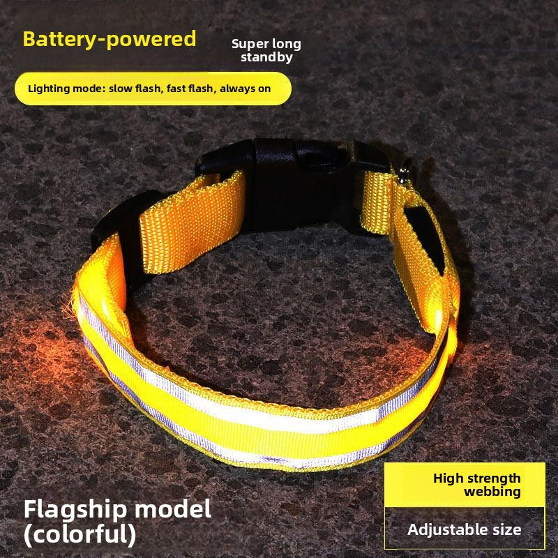 LED Rechargeable Luminous Dog Collar