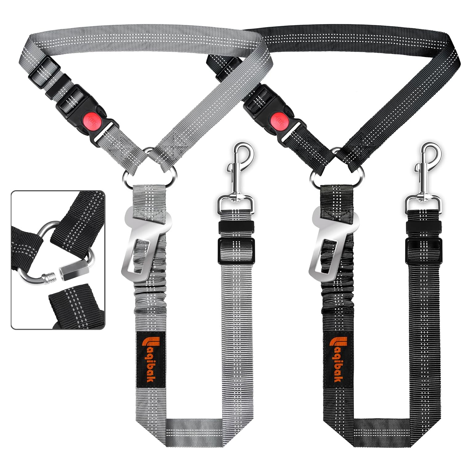 Safe Ride 3-in-1 Dog Car Seat Belt Harness