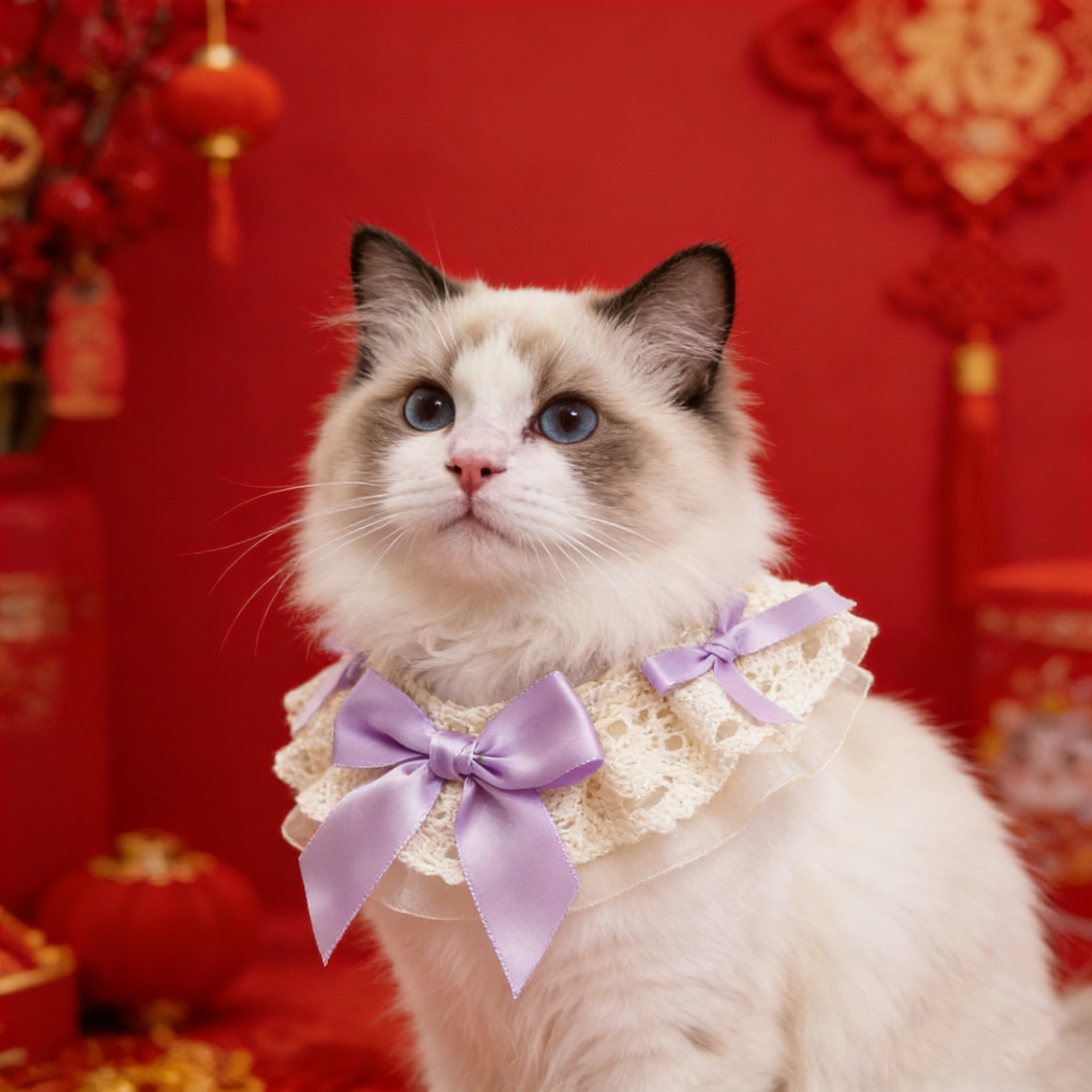 Bow Butterfly Pet Bandana Scarf