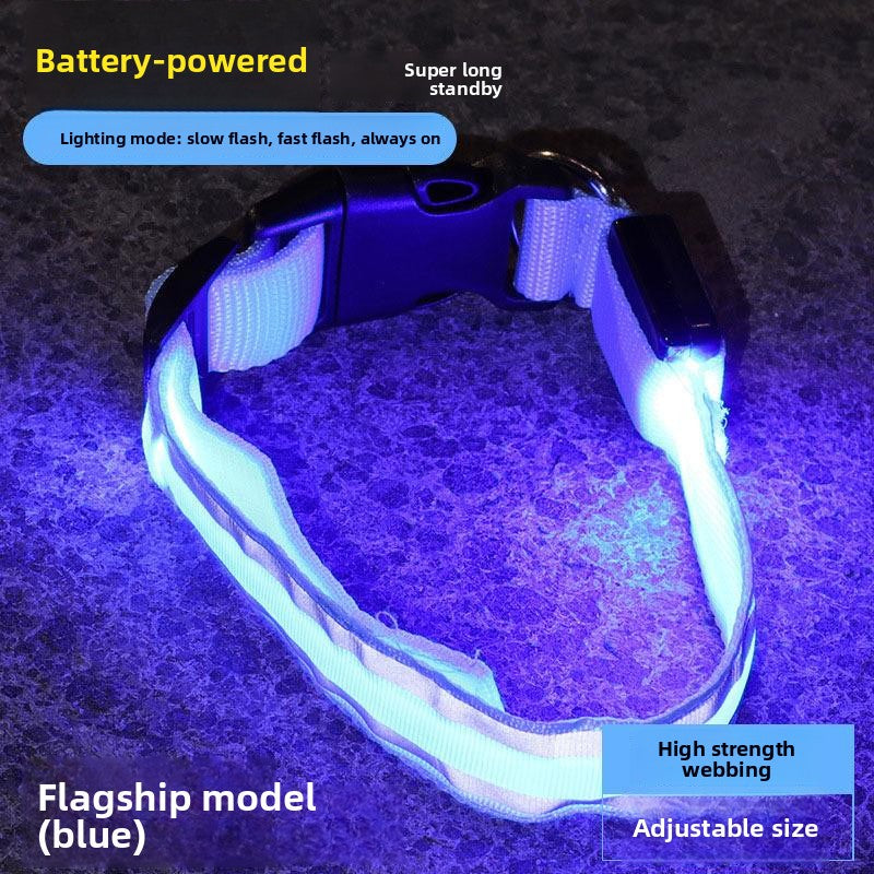LED Rechargeable Luminous Dog Collar
