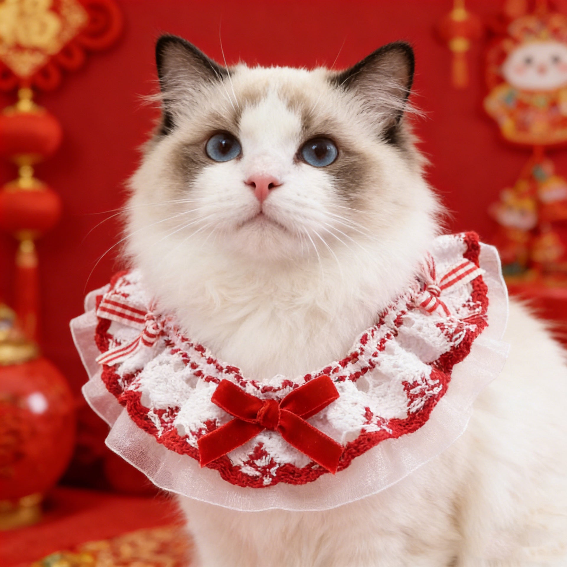 Bow Butterfly Pet Bandana Scarf