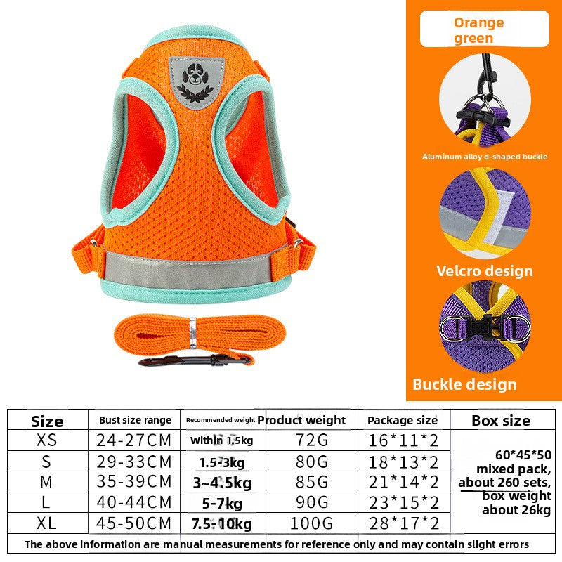 Dog Chest Harness with Leash
