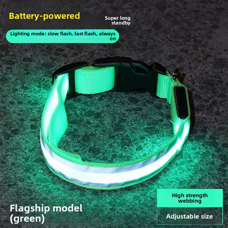 LED Rechargeable Luminous Dog Collar