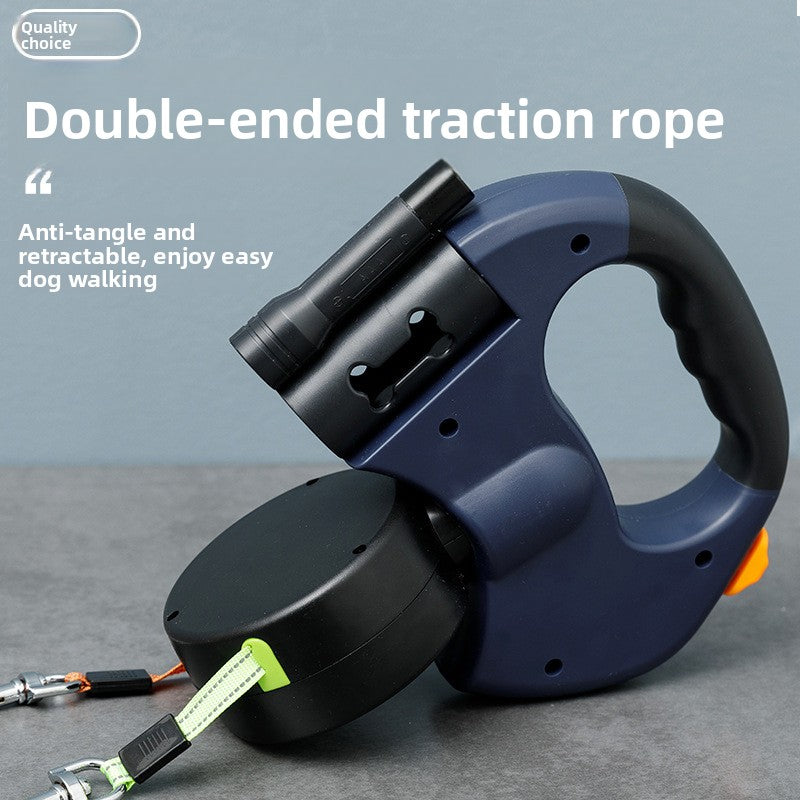 Automatic Retractable Dual Dog Leash — Double Dog Lead Australia