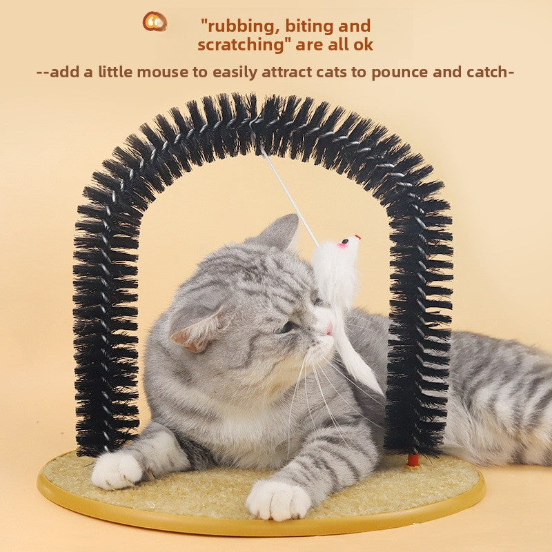 Arched Cat Grooming Toy & Scratcher