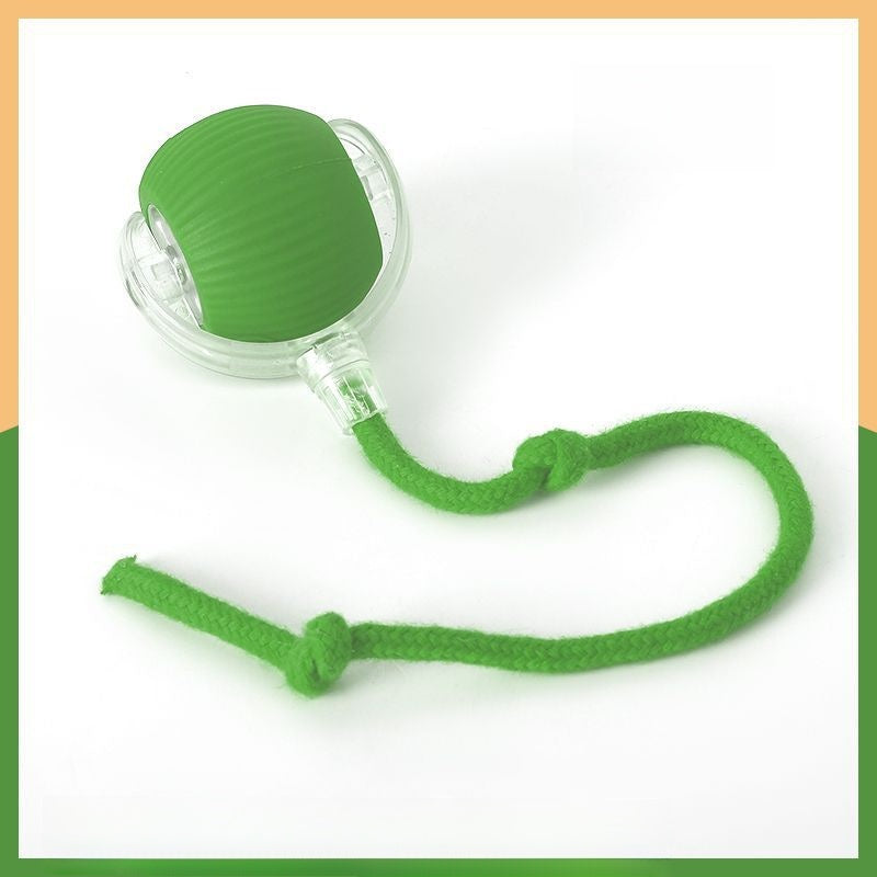 Automatic Interactive Cat Toy Ball with Feather