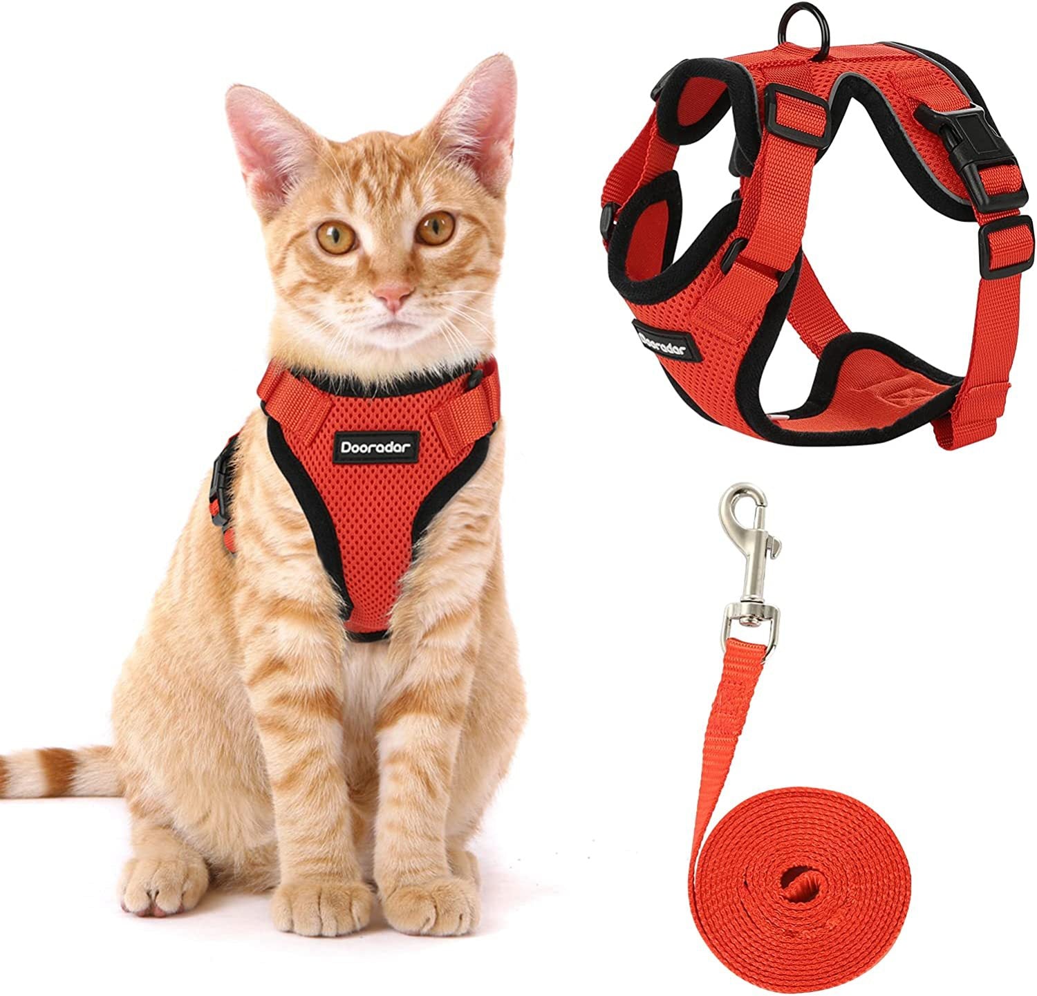 Adjustable Reflective Vest Traction Rope for Dogs