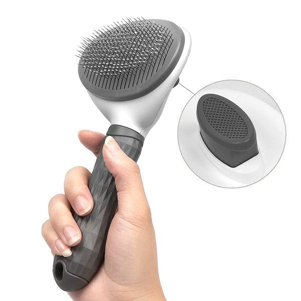 Self-Cleaning Pet Grooming Brush — Slicker Brush for Dogs & Cats Australia