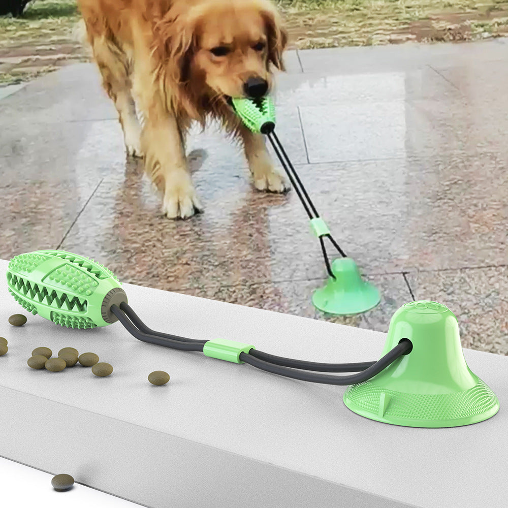 Suction Cup Dog Chew Toy with Treat Dispenser