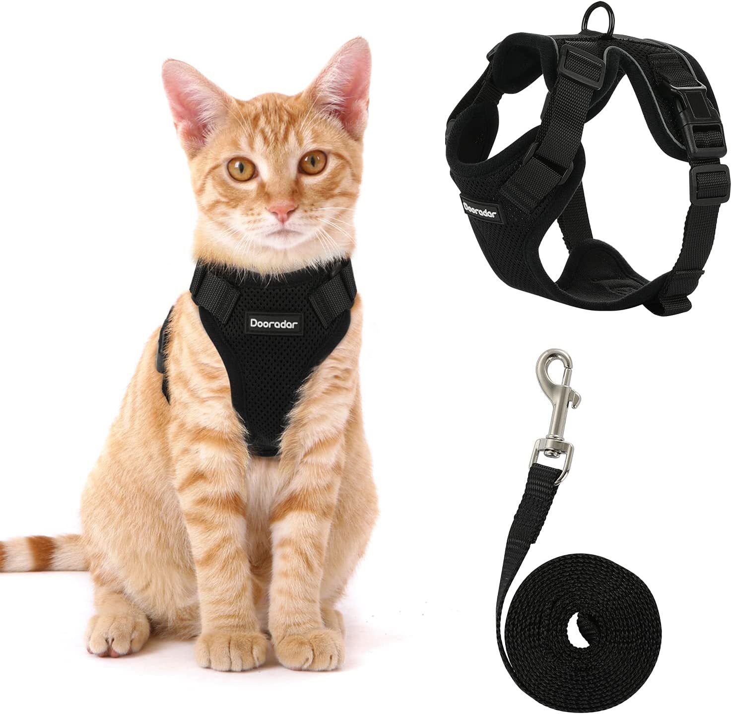 Adjustable Reflective Vest Traction Rope for Dogs